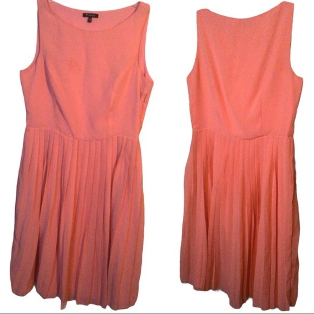 VANHEUSEN CORAL SLEEVELESS DRESS